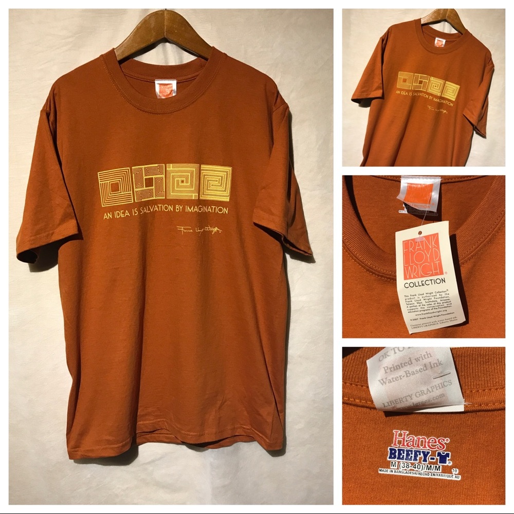 NWT Frank LLoyd Wright M Whirling Arrow Shirt 3274